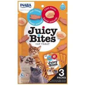 Inaba Juicy Bites Cat Treat Fish and Clam Flavor