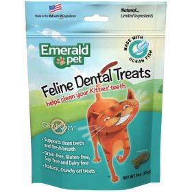 Emerald Pet Feline Dental Treats Ocean Fish Flavor