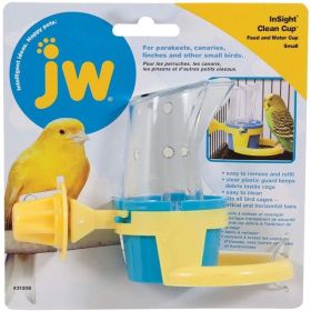 JW Insight Clean Cup Feed & Water Cup (Option: Small (2in. Diameter x 3in. Tall))