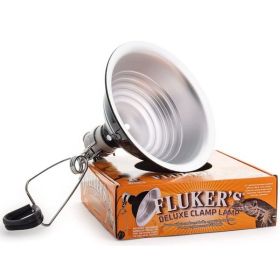 Flukers Clamp Lamp with Switch (Option: 150 Watt (8.5" Diameter))